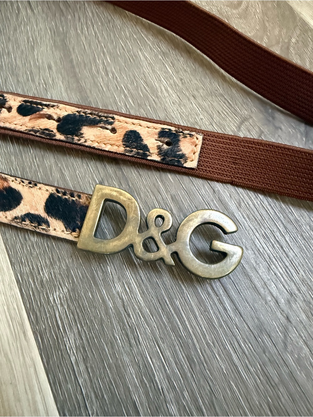 D&G belt Dolce & Gabbana Fur Elastic Medium
